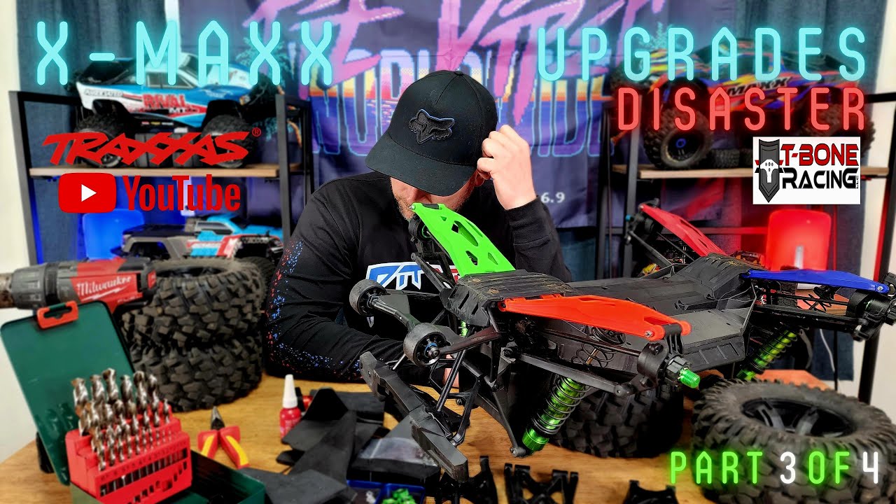 Traxxas XMaxx RC Upgrades - Part 3 of 4 - T-Bone Racing A-Arm Skid ...