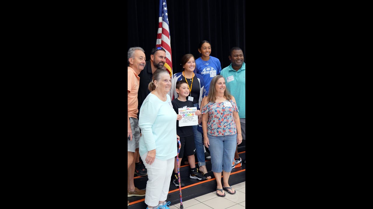 Student of the Month Fruitville Elementary School YouTube