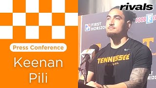 PRESS CONFERENCE Tennessee LB Keenan Pili discusses decision to return