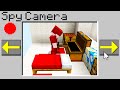 Minecraft Bedwars but you can spy on players with cameras...