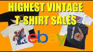 HEAT CHECK: Highest Selling Vintage T-Shirts On Ebay! #1 IS HUGE!
