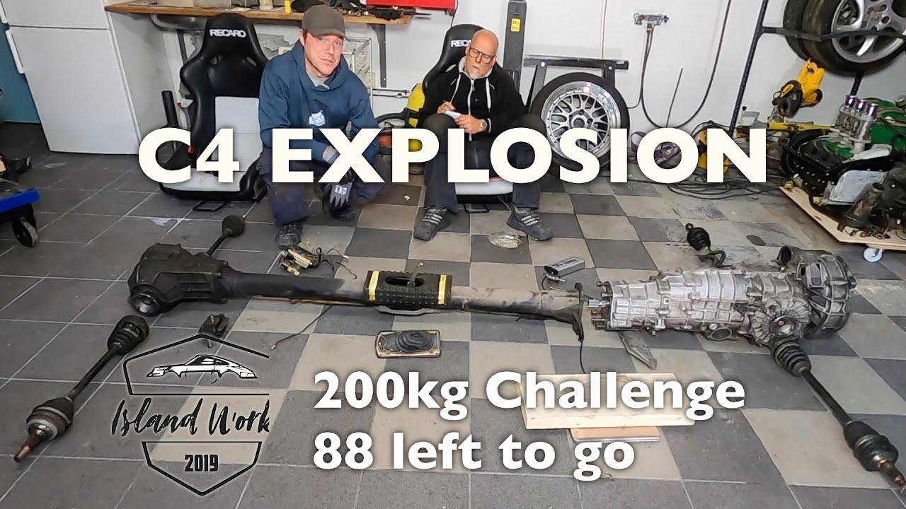 C4 Explosion — переделка Porsche 964 C4 в C2 на лету!