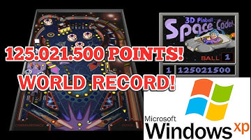 3D Pinball Space Cadet WORLD RECORD 125 MILLION SCORE!!!! ALL MISSIONS
