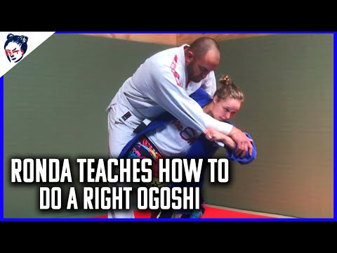 How To Do a Right O-Goshi Judo Throw | Ronda Rousey's Dojo #13