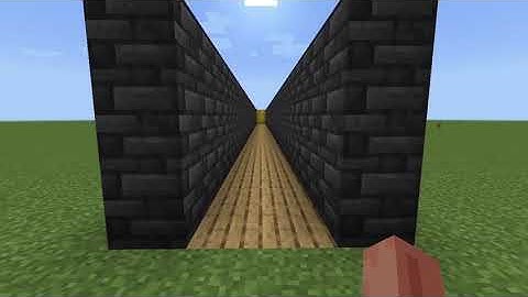 Minecraft hallway illusion I made with command blocks Reddit minecraft