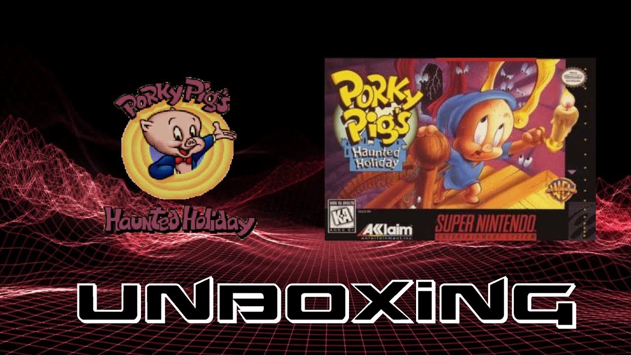 Porky Pig's Haunted Holiday Unboxing YouTube