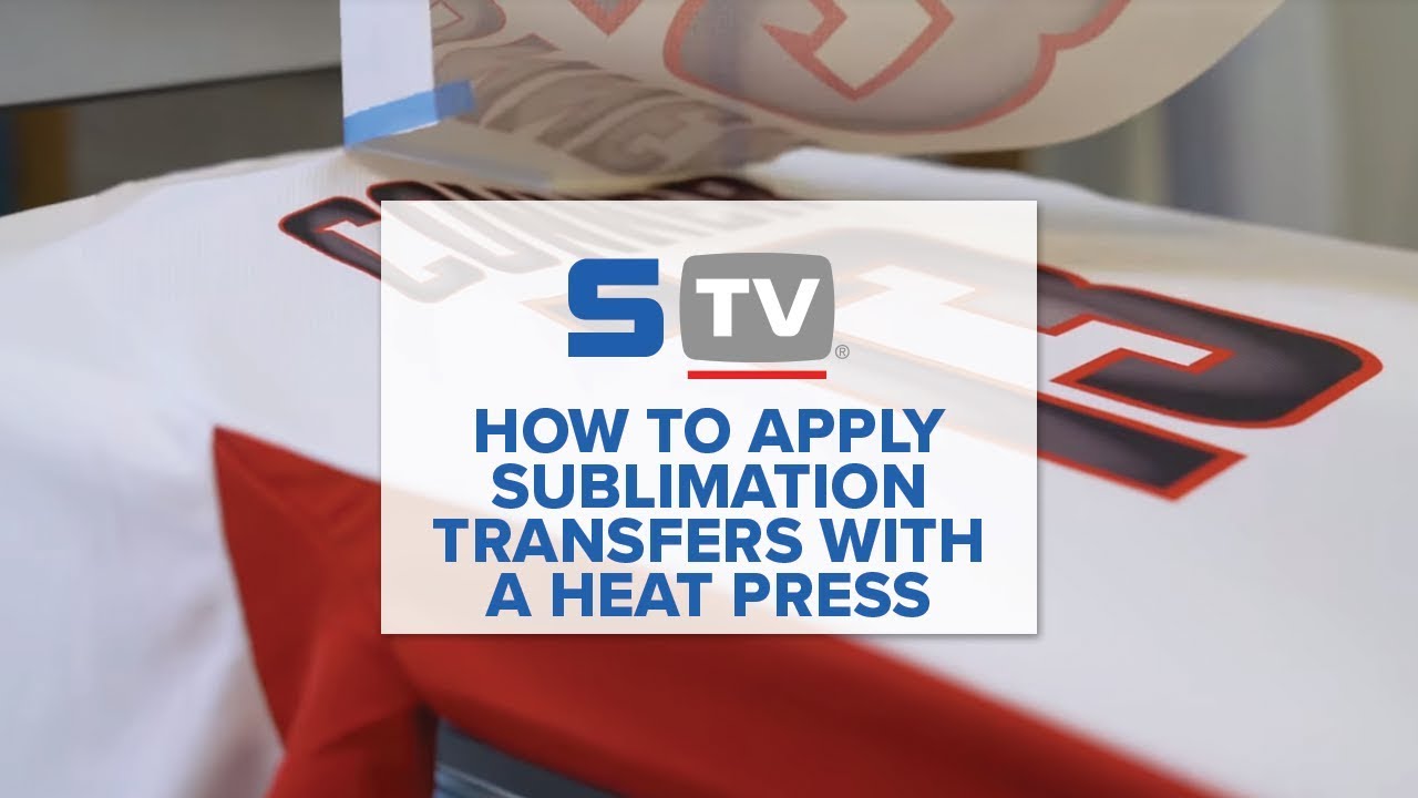 How to press sublimation transfers