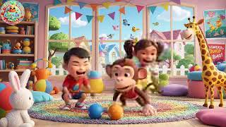 Squeal Squeal Baby Piglet – Dashing Around the Barn | Fun Kids Rhyme