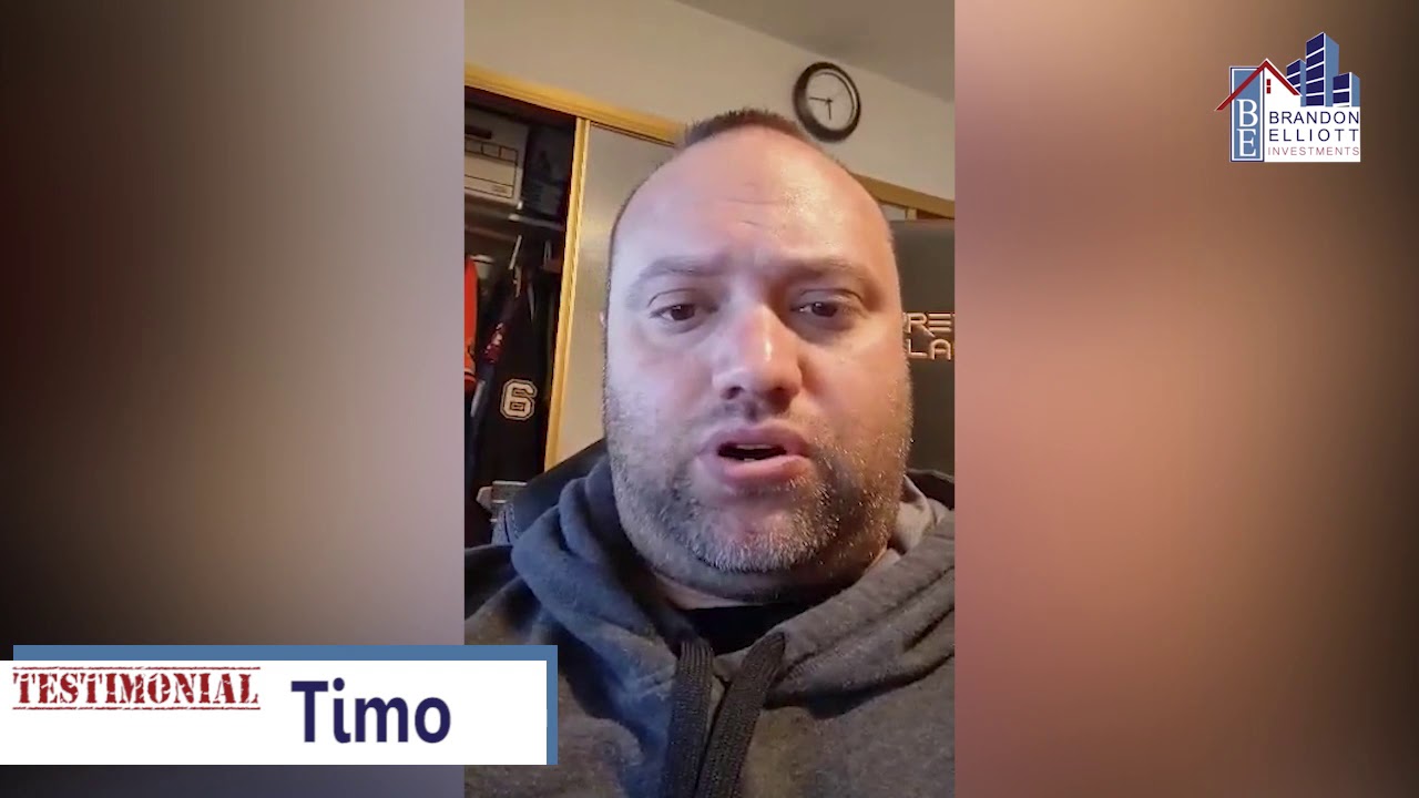 Brandon Elliott Investments testimonial Timo YouTube