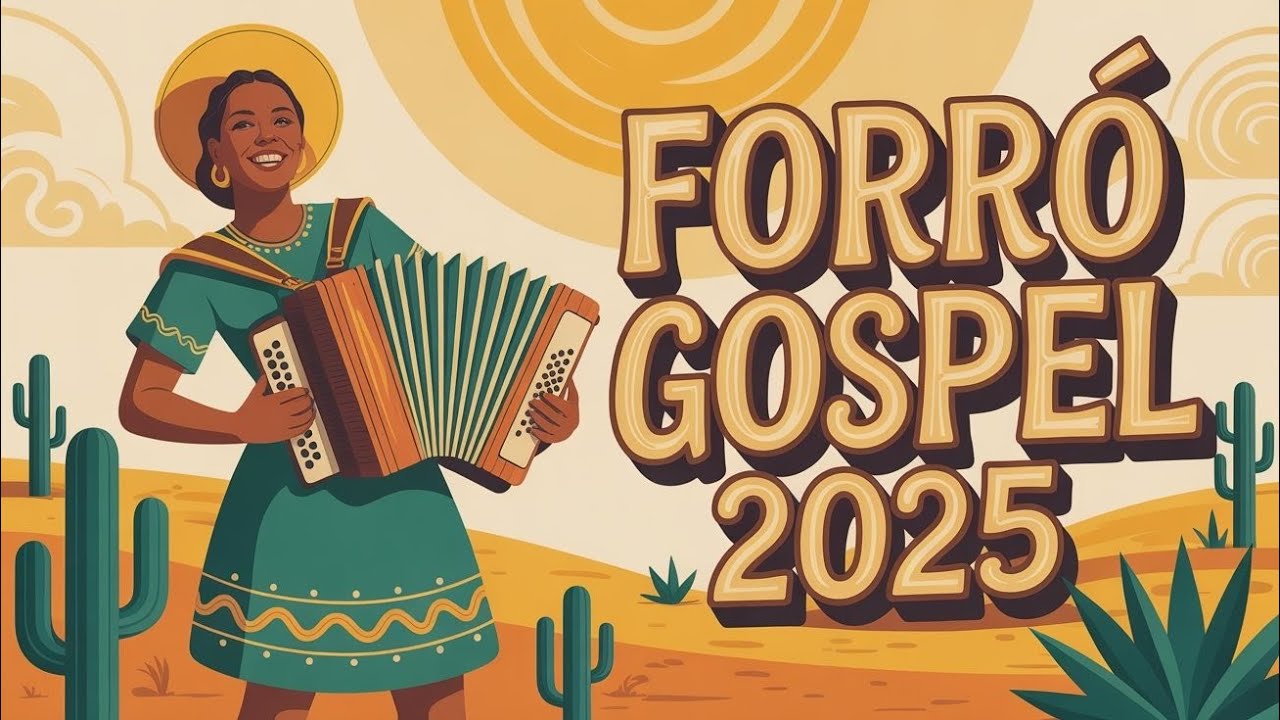 🔥 Forró Gospel 2025 /Louvores que Trazem Paz, Fé e Alegria no Coração !