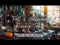 Bold Black Themed Dining Table Decor: Fall &amp; Halloween Inspiration for Your Home!