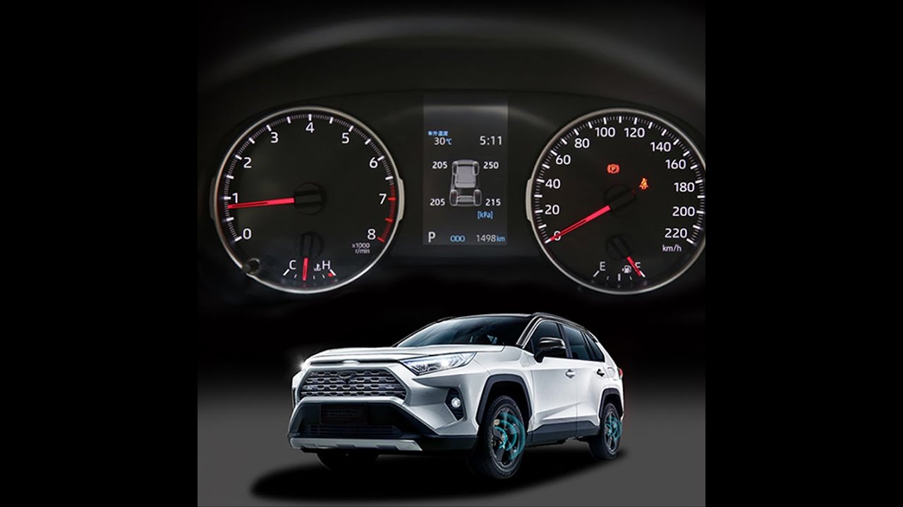 Toyota Rav4 Tire Pressure Display