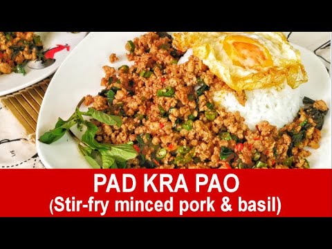 Pad Kra Pao - How to stir-fry pork with Thai basil (amazing Thai recipe)