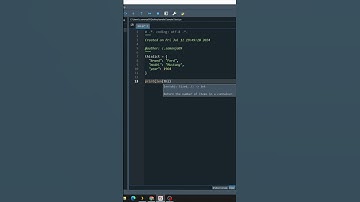 Dictionary in Python #shorts #python #coding