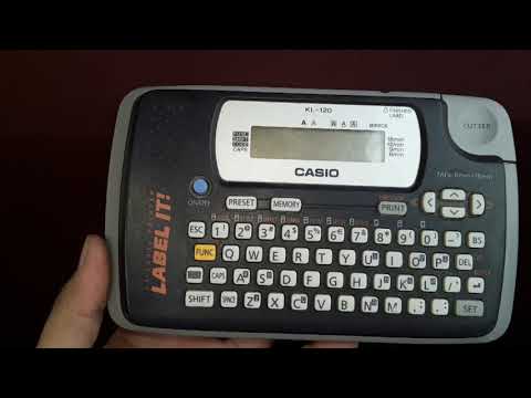 Telecom Label Printer Machine | Casio Label Printing Machine | Label Maker | [Casio KL-120]