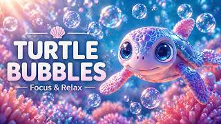 Calm Ocean Turtle Bubbles 🐢 | Relaxing Music for Classroom Focus & Autism Support screenshot 3