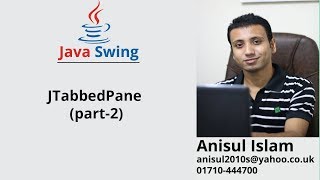 Java Swing Bangla Tutorial 94 :   JTabbedPane (part-2) Wealth