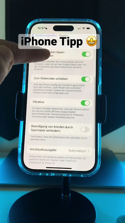 iPhone Tipp Anrufe auflegen durch drücken der Seitentaste verhindern #iphonetipp #iphonetrick