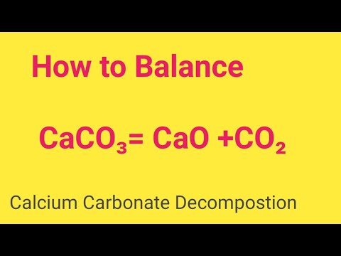 caco3 cao co2 balanced decomposition equation sulfur