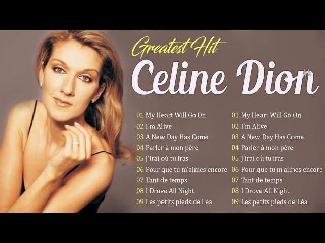 The Best of Celine Dion - Celine Dion Greatest Love Hits 2026 #ct1
