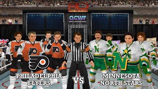 OCWF S0633 4-Man Tag - Minnesota North Stars VS Philadelphia Flyers