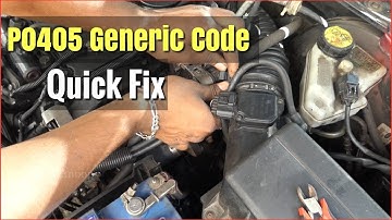 P0405 generic code quick solution. #fordmondeo #vacum