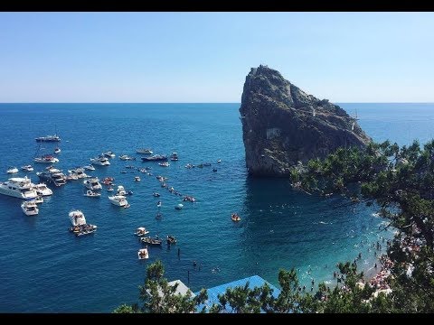 Video: Descripción y foto de Cliff Diva - Crimea: Simeiz