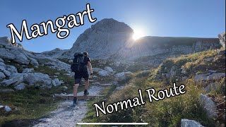 Mangart 2677M - Normalweg - Normal Route - Via Normale