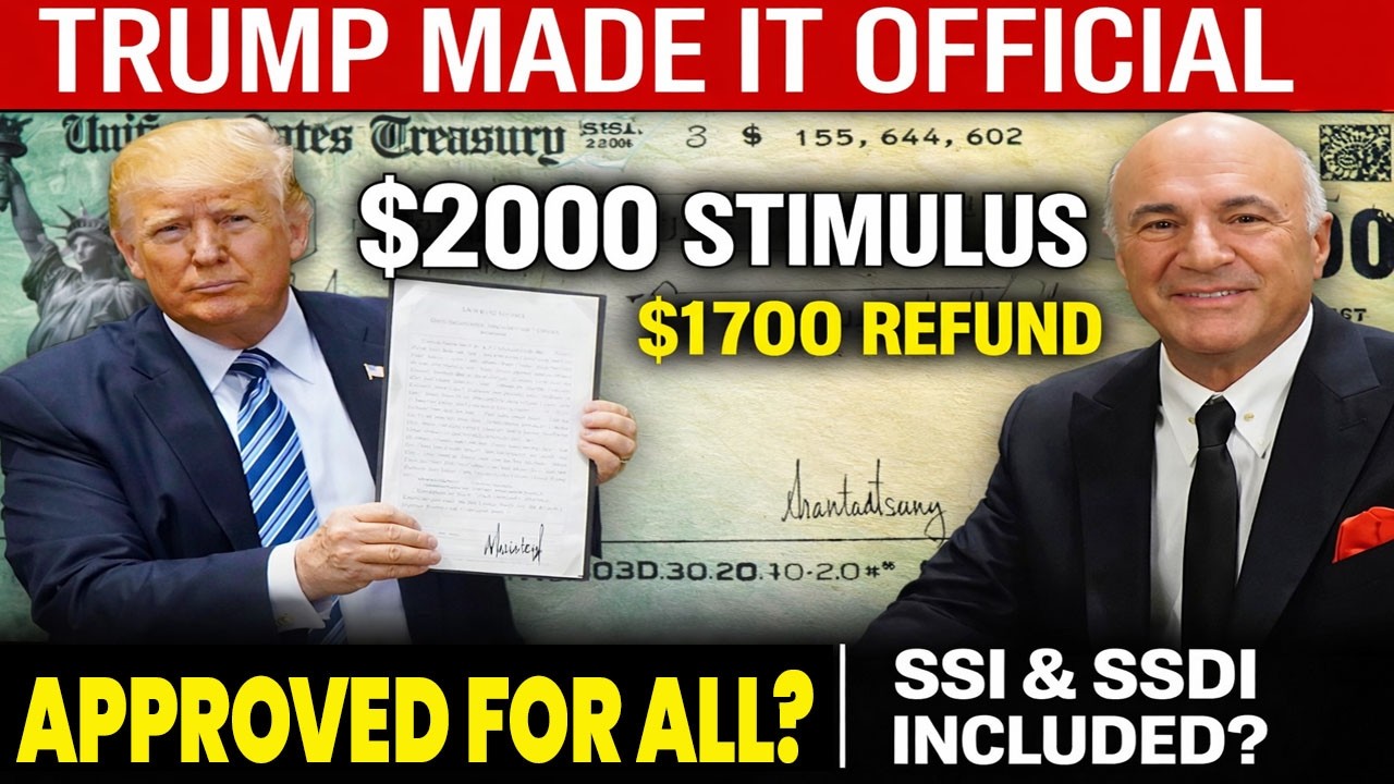 BREAKING: $2,000 Stimulus Check & $1,700 Refund Payment UPDATE – Which Payment Is arriving?