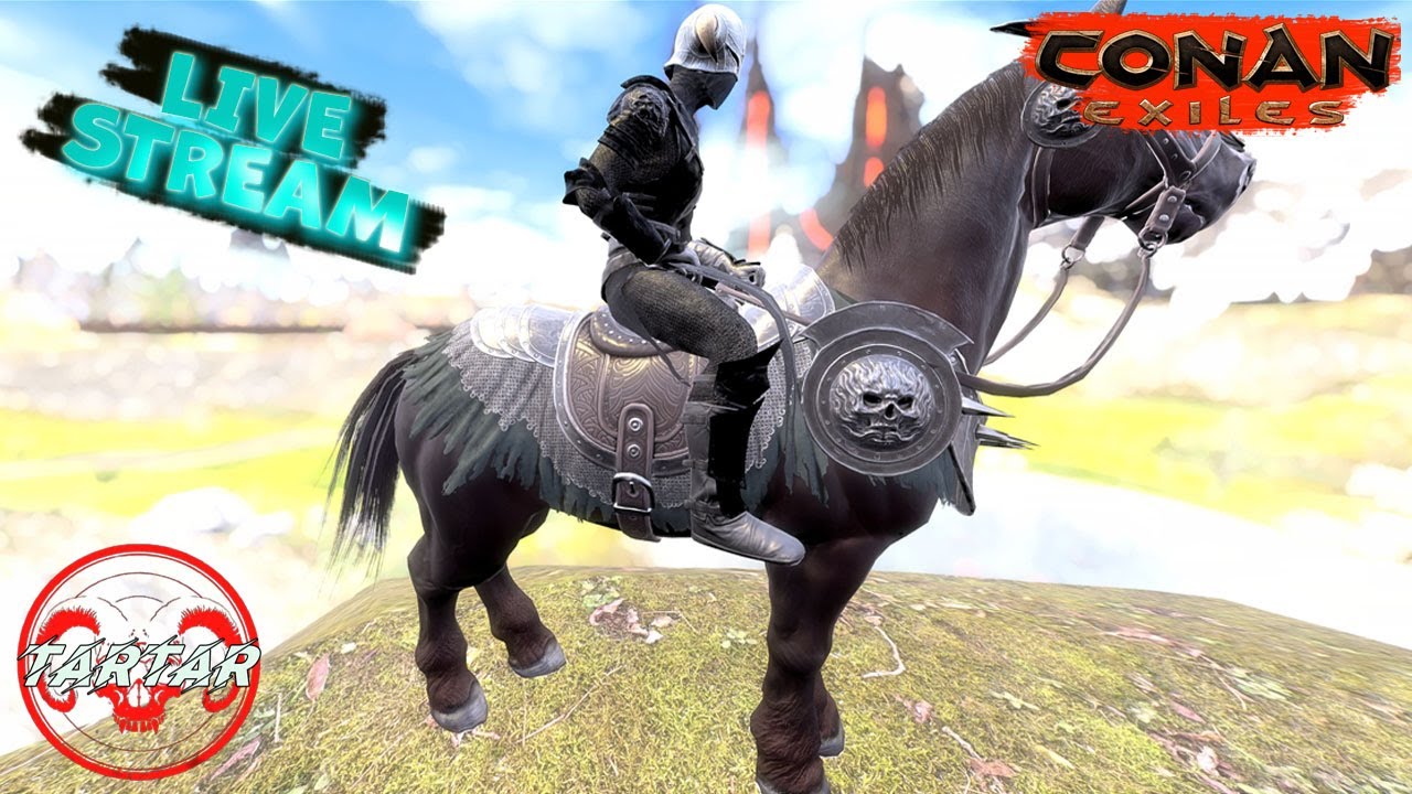 Conan Exiles Играем на ПВП сервере Tartar ФАРМ СТРОЙКА СТАРТ