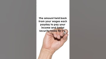 Withholding - Tax Term Tuesday