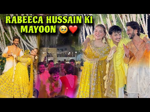 Rabeeca Hussain Ki Mayoon 🥹❤️ | Sab Dost Ek Sath 😍 | Khoob Dance Kiya 🕺 | Jareer Khan |