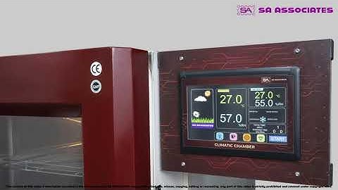 Climatic Chamber I Damp Heat Test I Temperature & Humidity Control Cabinet I SA ASSOCIATES