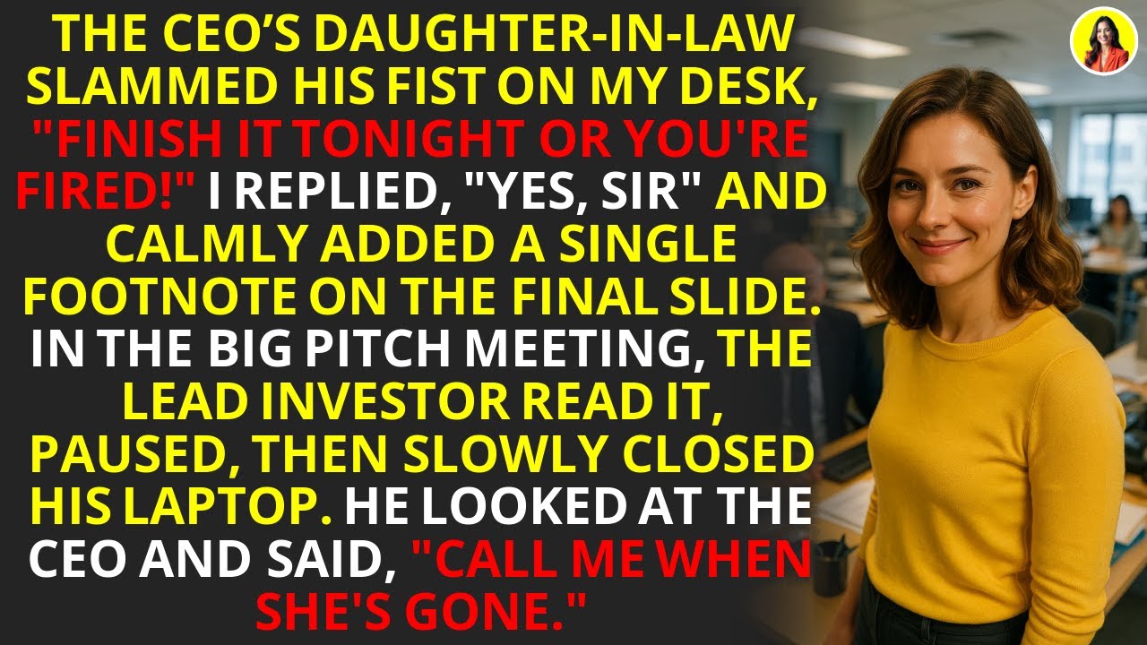 She Told Me 'Finish It Or You're Fired' - So I Exposed Her Lies 💼 | 