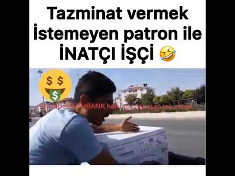 Tazminat vermek istemeyen patron ile inatçı işçi. 2018 yeni