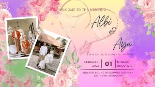 🔴 LIVE STREAMING || WEDDING : ALBI & DYAH || SUMBER AGUNG RT01/RW01, SUGIHAN, JATIROTO, WONOGIRI