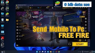 How to transfer free fire game form mobile to pc in bluestacks 5 || send free fire mobile to laptop screenshot 5