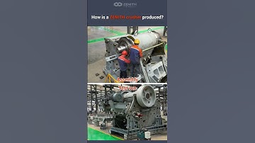 How is a ZENITH crusher produced？ #stonecrusher #crushermachine #automobile #crusherplant