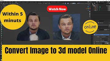 How to convert face 2d image to 3d model online within 5 minutes |  2d image to 3d model