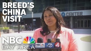 San Francisco Mayor London Breed set to visit China