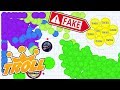 Agar.io Mobile - EVERYONE SPLITS FOR THIS!! BEST TROLL SKIN EVER
