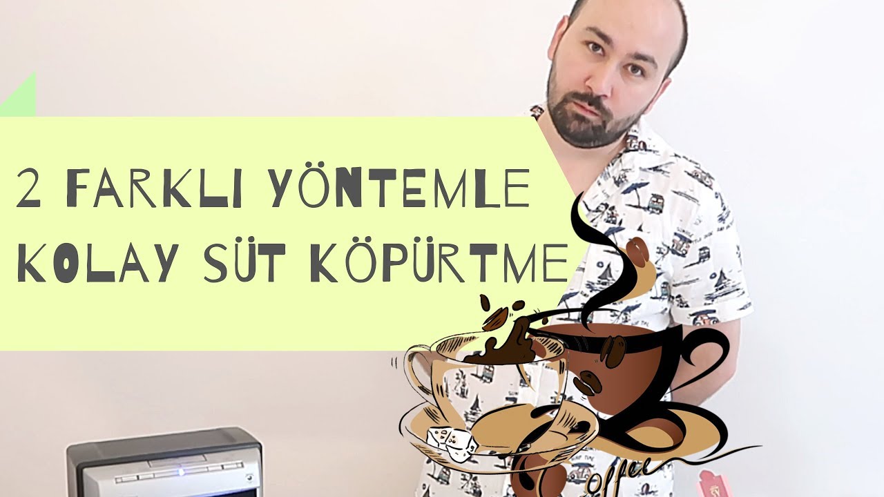2 FARKLI YÖNTEMLE SÜT KÖPÜRTME MODERN TÜRK KAHVESİ TARİFİ YouTube