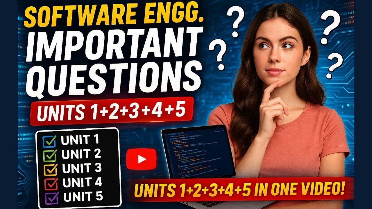 Btech 6th Sem M.IMP Questions of Software Engineering In One Shot ...