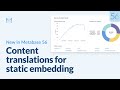 New in Metabase 56: Content translations for static embedding