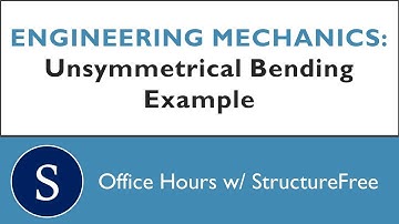 Unsymmetrical Bending Example - Office Hours with Structurefree