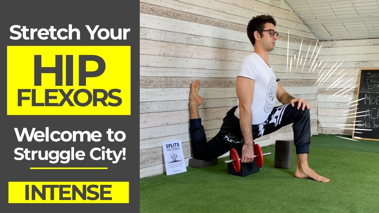 The Most INTENSE Hip Flexors Stretch Out There? Stretch Your Hips and ...