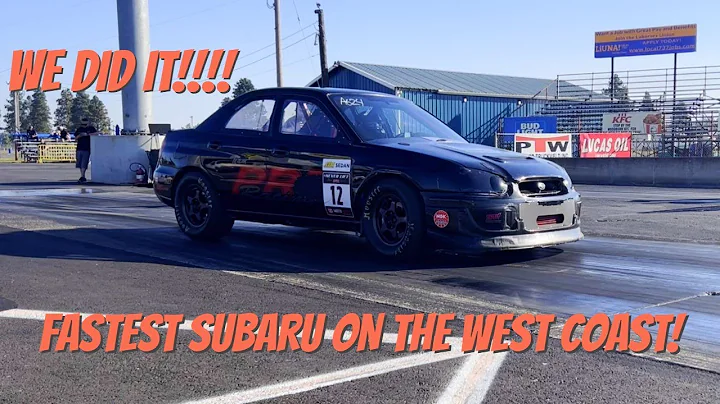 SUBARU GOES 8 SECONDS IN THE 1/4 MILE