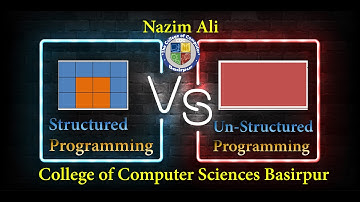 structured and unstructured programming techniques ics part 2 chapter 8 Lecture 6
