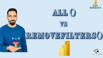 What is the difference between ALL() & REMOVEFITLERS() DAX Functions? | Power BI | BI Consulting Pro