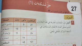 حل مشكلات حل الصفحة 32 كراس النشاطات رياضيات السنة الرابعة ابتدائي